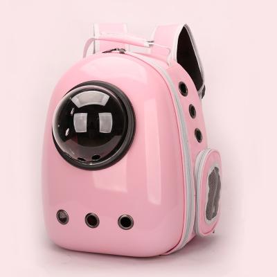 China New Space Capsule Double Shoulder Portable Transparent Pet Backpack Fashionable Comfortable Animal Backpack Small for sale