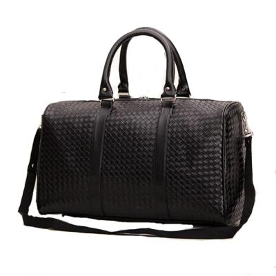 China 2021New Fashion Short Distance Duggel Bag Large Capacity Travel Boen Bag Men's Woven Luggel Bag for sale