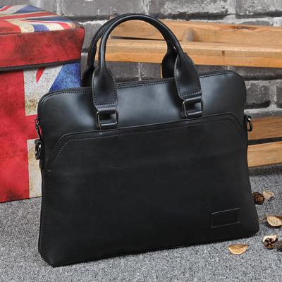 China STB042 Custom Work Men's Large Capacity Solid Color Business Bag Trend Waterproof Computer Bag for sale