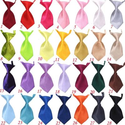 China Viable Factory Wholesale Adjustable Pet Grooming Accessories Factory Solid Color Dog Neck Collar Adjustable Bow Tie for sale