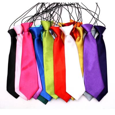 China Wholesale Viable Pet Grooming Accessories Factory Solid Color Adjustable Dog Neck Collar Tie Large for sale