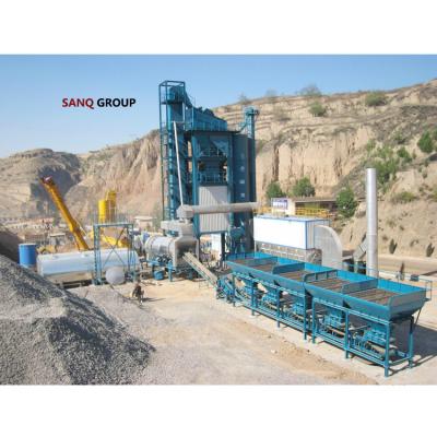 China Building Material Shops Different Mobile Asphalt Mixing Plant , SANQ Capacity Asphalt Batching Plant For Sale for sale