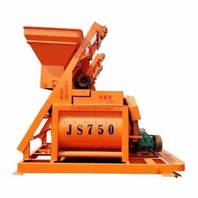 China Construction industry new design factory direct sale JS750 cement concrete mixer machine for sale