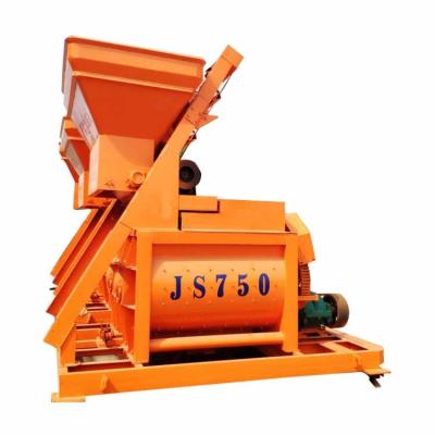 China New Design Factory Hot Sale Construction Industry Direct Sale JS750 Concrete Mixer for sale