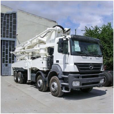 China Construction worksÂ   Truck concrete mixer with pump for construction works for sale