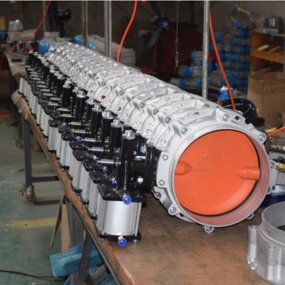 China Construction worksÂ   Factory Concrete Batching Butterfly Valve for sale