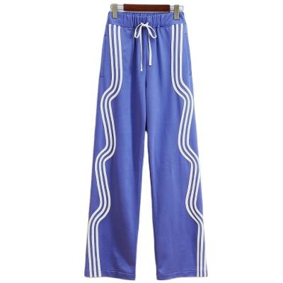 China Hot Sale QUICK DRY Drawstring Waist Striped Side Jogger Sweatpants With Pockets for sale