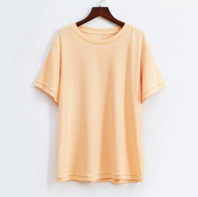 China Shortsleeve Breathable T-shirt Women's Best Seller Round Neck T-shirt Tops Pullover Shirt for sale