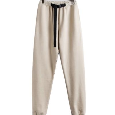 China Factory Price High Waist Pants Breathable Belted Casual Pants For Women for sale