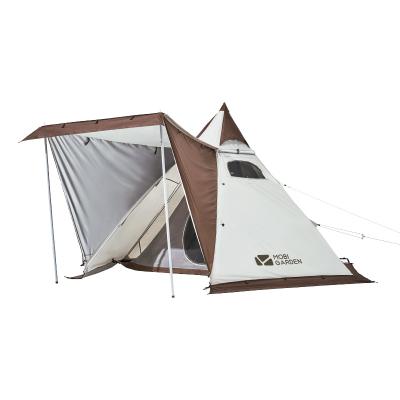 China Diagonal Tying Type MOBI GARDEN Era 230 Oxford Cloth Large Family Picnic Tent For Outdoor Events Camping With Bed Luxury Hotel Tent for sale