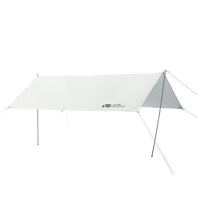 China Diagonal tying type MOBI GARDEN camping cotton tarpaulin Sun shelter tent canopy soft tent outdoor glamping for sale