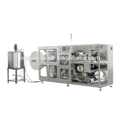 China HY-2035A Multiple Hotels Wet Wipes 5-30pcs/pack Production Line , Wet Cloth Making Machine for sale