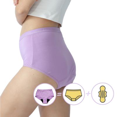 China Wholesale Antibacterial Antibacterial Antibacterial Bamboo Fiber Absorbent Period Underwear Classic 4 Layer Leak Proof Teens Clothing for sale