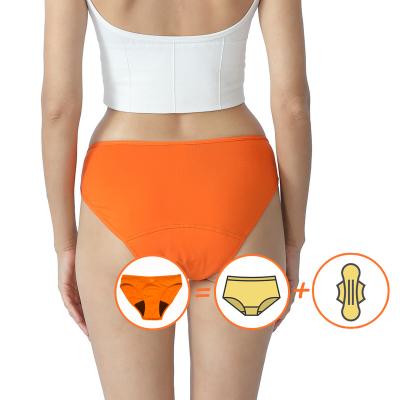 China Period Manufacturers Antibacterial Panties Underwear Antibacterial Menses Leak Proof Underwear Absorbent Bamboo Fiber Bikini Briefs Eco-Friendly for sale