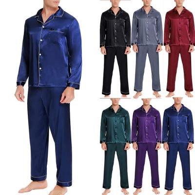 China Hot Selling Men's Breathable Pajamas Set Loungewear Sleepwear Daily Soft Long Sleeve Men Homewewar 2022 New Arrivals for sale