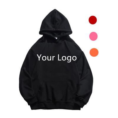 China Anti-pilling Anti-pilling Men Women 100% Cotton Pullover Hoodies Autumn Unisex Hoodies Sweatshirt Casual Plus Size 3XL Custom Hoodies for sale