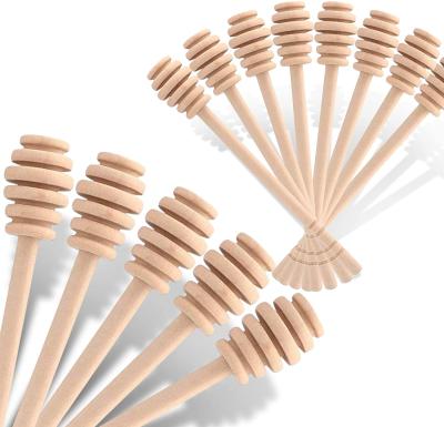 China Honey Dipper Sticks Wooden Eco-Friendly Honey Dipper, 3 inch Mini Honeycomb Stick for sale