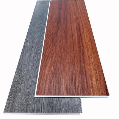 China Waterproof Vinyl Rustic Wooden Planks Indoor Wear Maple Wood Painted Beveled SPC Flooring Vinyl Plank For Home Decor for sale