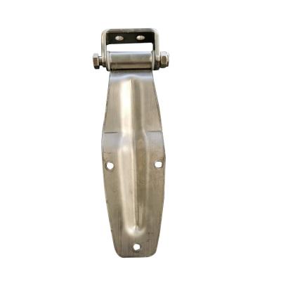 China Modern High Quality Truck Body Parts Cargo Trailer Stainless Steel Strap Vehicular Door Hinge for sale