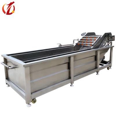 China Fruit and Vegetable Leafy Vegetable Processing and Cleaning Line Bubble Washing Machine for sale