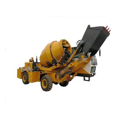 China Construction worksÂ   Low Cost 1.2m3 Self Loading Concrete Mixer Truck With CE for sale