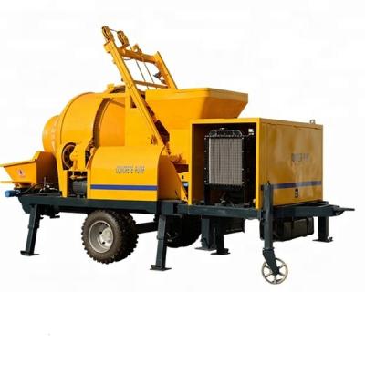 China High Efficient Concrete Mixing And Pumping Portable Concrete Mixer With Pump for sale