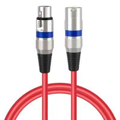 China Car xlr cable lossless sound quality shielded line DDP 50M OEM professional production male-to-female high-quality XLR data cable for sale