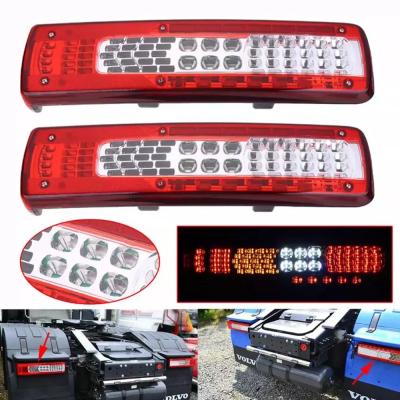 China Function Led Tail Light 24V LED Tail Lights Turn Stop Brake Signal Lights For Volv FH460 540 FM Heavy Truck Rear Lamps Taillights Left & Right for sale