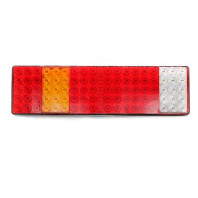 China Truck Trailers Tractor Bus 12V 24V 6 Function Combination Tail Light Stop Brake Tail Lights For Scania Euro Man Truck With License Plate Light for sale