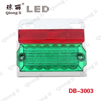 China iron housing & PC Lens Shockproof Super Bright qiong 12v or 24v Li Marker LED Truck Waterproof Side Light for sale