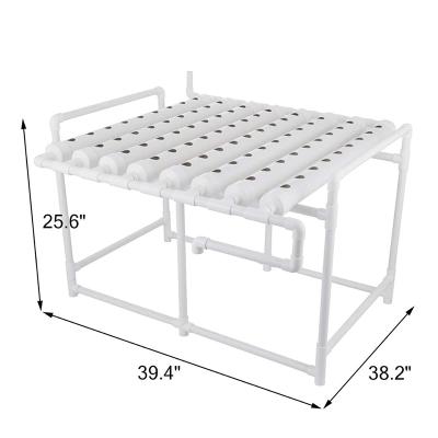 China Multi-span Corrosion Resistant Custom Greenhouses Grow System Kit Vertical Plant Grow Racks Hydroponic Planting Indoor Vegetable Grow Tray for sale