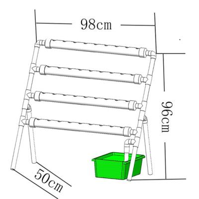 China Corrosion Resistant Customize Vertical Hydroponic Agriculture Tower Greenhouse HydroponicGrowing Systems for sale