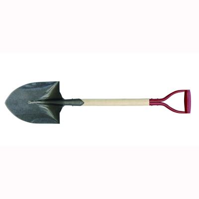 China Garden Shovel 61402Japan Style Round Shovel With Wood Handle And Iron Y Handle for sale