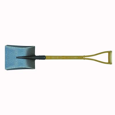 China Solid Square Type Y Handle Korea Wooden Spade Garden Shovel 71302 for sale