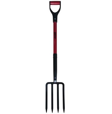 China Garden work farm work full forged digging fork 76311 with fiberglass hande PVC+TPR handle for sale