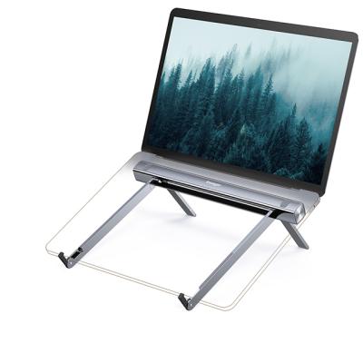 China Best Essager Adjustable (Height) Portable Laptop Stand with Cusion Anti-Slip Laptop Table Stand for sale