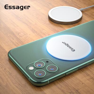 China 2021 Essager Anti-fall Tensing 2021 Charger Cheap Magnetic Patch Wilress Magnetic Sticker for sale