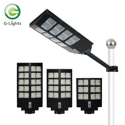 China ABS IP65 300W 400W 500W ROAD high lumen waterproof outdoor all in one integrated led solar street lights for sale