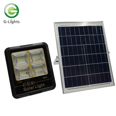 China High Quality Garden Smd 2835 ABS Ip65 100w 200w 300w Outdoor Waterproof Solar Led Flood Light for sale