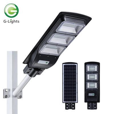 China IP65 Level 20 30 40 ROAD CE Certification Protection Aluminum Materials 60 Watt Motion Solar Street Light for sale