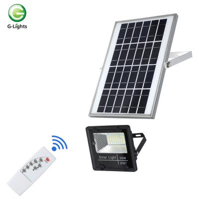 China Cheap remote control outdoor waterproof ip67 garden 30w 40w 60w 100w 200w led solar flood lamp for sale