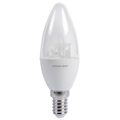 China Modern E14 5W 100-240V Dimmable Led Candle Light Bulb for sale