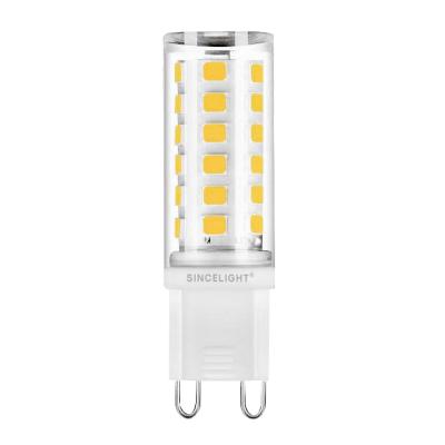 China Modern G9 5W 200-240V 2700K Non-Dimmable 320 Degree Beam Angle LED COB Decorative Light Bulb for sale