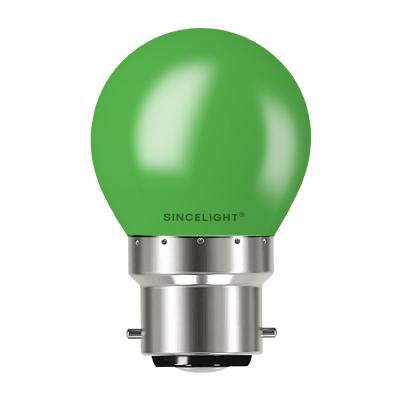 China Green Color MINI LED Light Bulb G45 Light Bulb With B22 Small Base 1W Decorative Light Bulb For Holiday Edison Medium Base Gorgeous Merry for sale