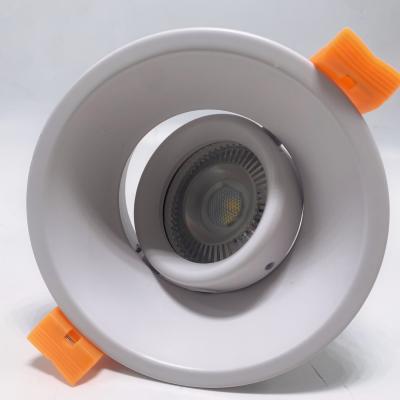 China MR16/GU10 3W 5W 6W Aluminum Body Round Adjustable Recessed Led Ceiling Light Fixture Spotlight Ra>90 for sale