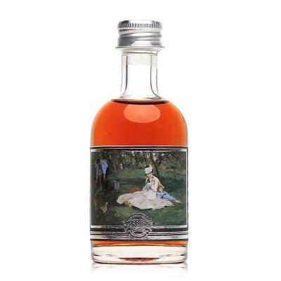 China Passton Raynal Vsop 750ml Napoleon Plastic Mini Liquor Bottle 50Ml Pocket Lid Brandy Small Wine Flask Glass Bot Board-4 for sale