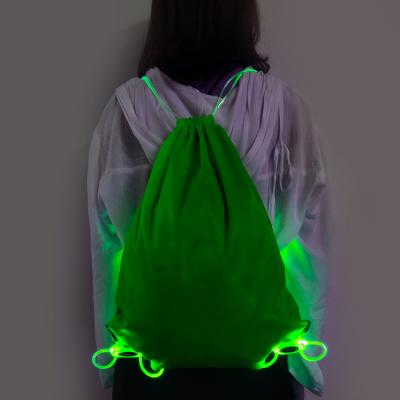 China Popular Gift Bag Hot Sales Led Suction String Bag For Promotion for sale