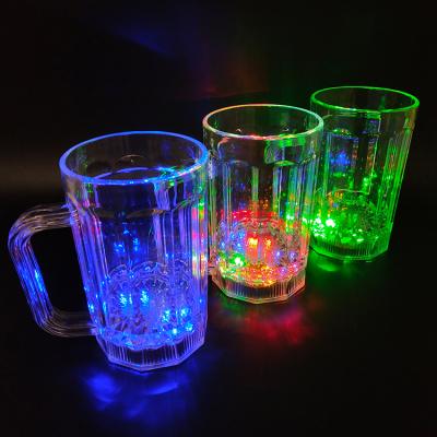 China Bar Bar Supply Halloween Led Drinking Beer Glass Led Cup Plastic Drinking Lead Glass For Party for sale