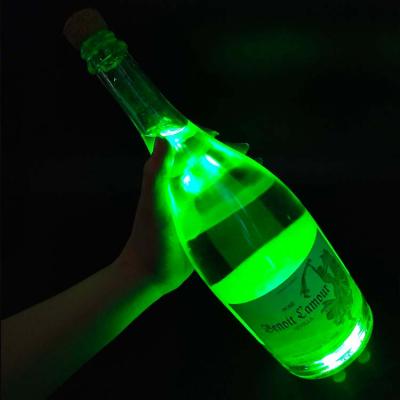 China Switch On Factory Cheap Price Led Bottle Light With Adhesive Sticker Led Bottle Sticker For Bar for sale