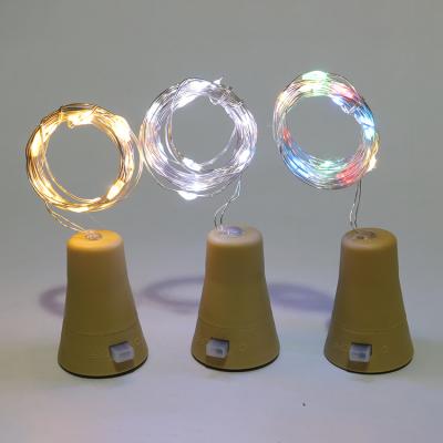 China Solar Powered LED String Light Party Bar Christmas Decoration DIY Wire Bottle Cap Lamp LED Cork Light for sale